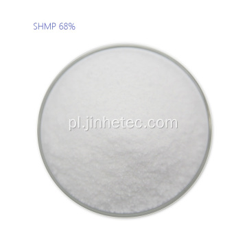 Białe kryształy Na6P6O18 SHMP 68% Calgon S
